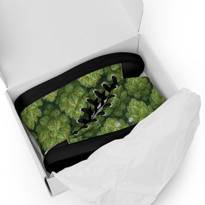 Men’s high top canvas shoes