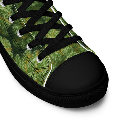 Men’s high top canvas shoes