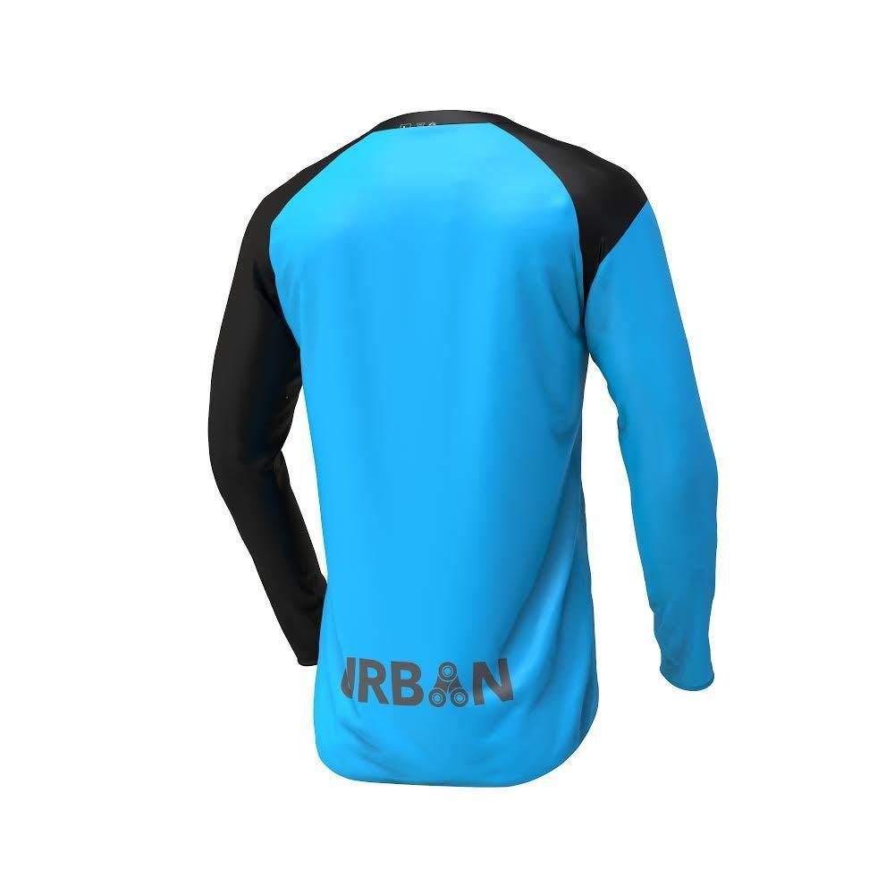 Urban Cycling Men’s TrailBuster Long Sleeve MTB Mountain Bike Cycling Jersey – Performance Fit, Breathable Comfort