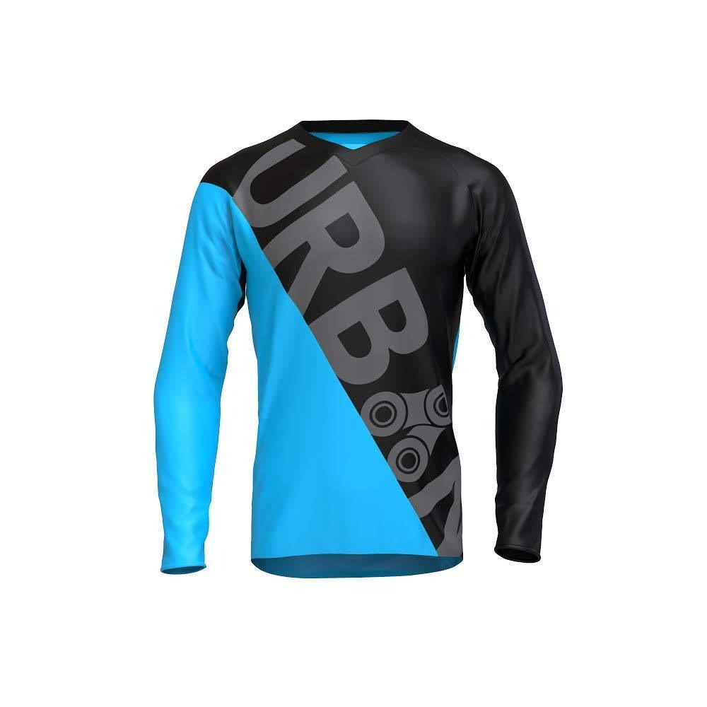Urban Cycling Men’s TrailBuster Long Sleeve MTB Mountain Bike Cycling Jersey – Performance Fit, Breathable Comfort