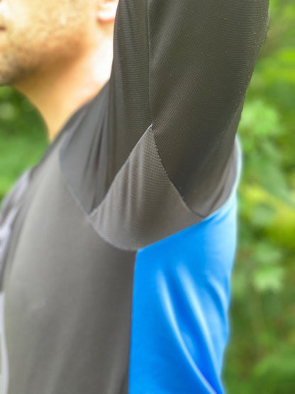 Urban Cycling Men’s TrailBuster Long Sleeve MTB Mountain Bike Cycling Jersey – Performance Fit, Breathable Comfort