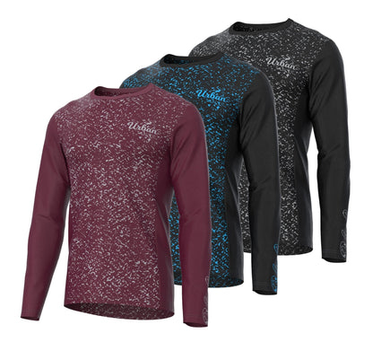 Men's Long Sleeve "Starry Night" MTB Mountain Bike Cycling Jersey