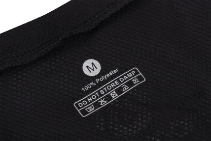 Men's Mesh Base Layer - Black Sleeveless Cycling Undershirt
