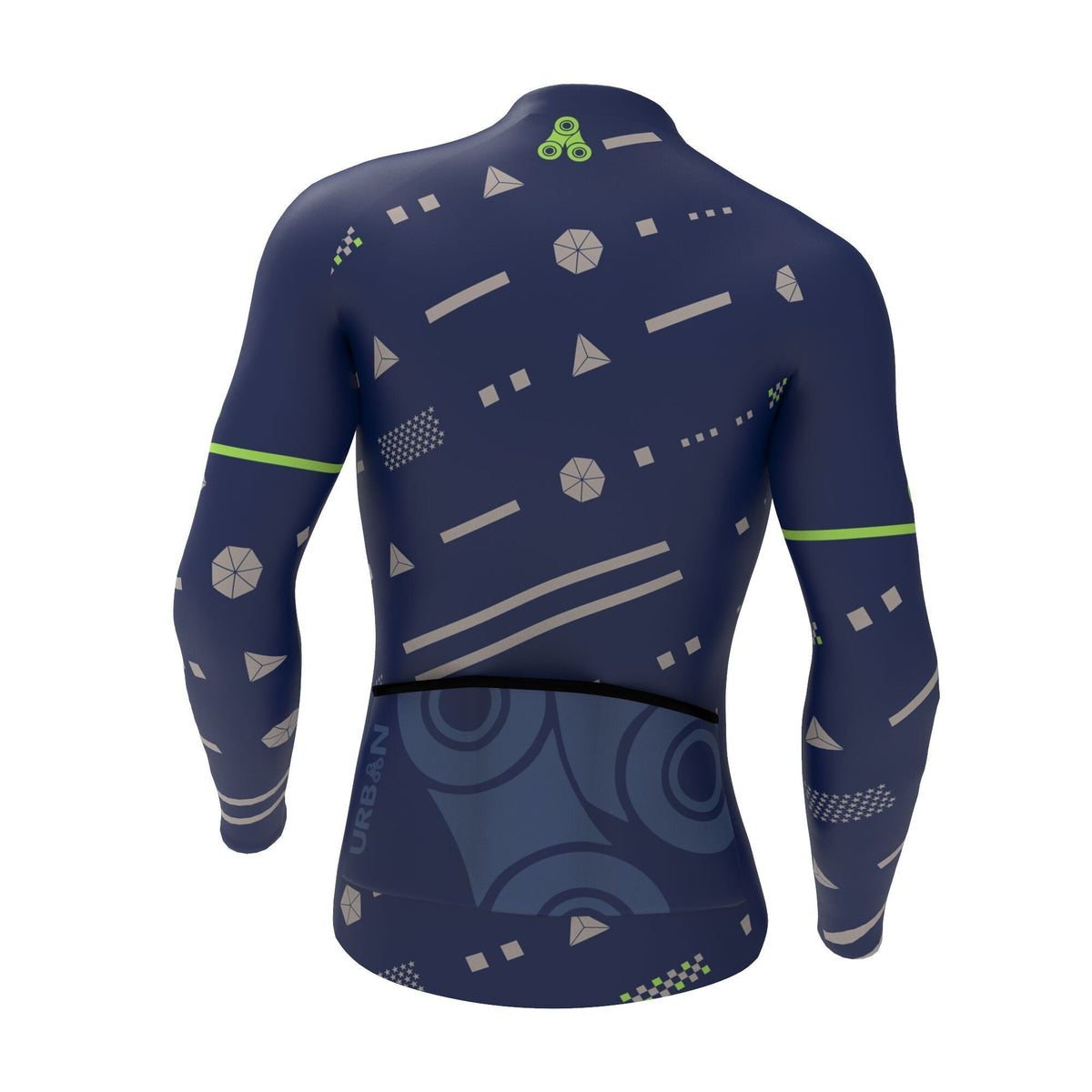 Urban Cycling Pro Geo Thermal Long Sleeve Jersey & Cargo Bib Tights Kit – Winter Cycling Performance and Storage