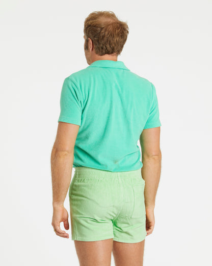Men's Terry Polo (Mint)