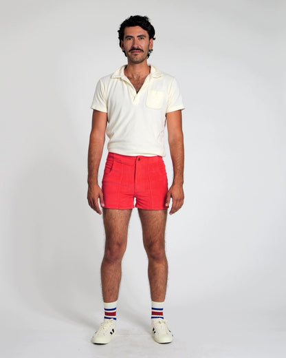Men's Terry Polo (Cream)