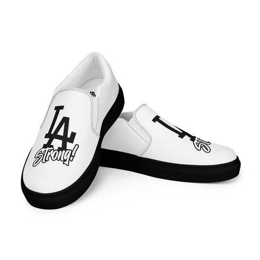 LA Strong Men’s slip-on canvas shoes