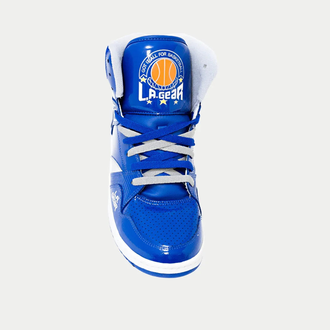 LA Gear Men’s Star Shooter Vintage Hightop | Blue - Triathlete Store
