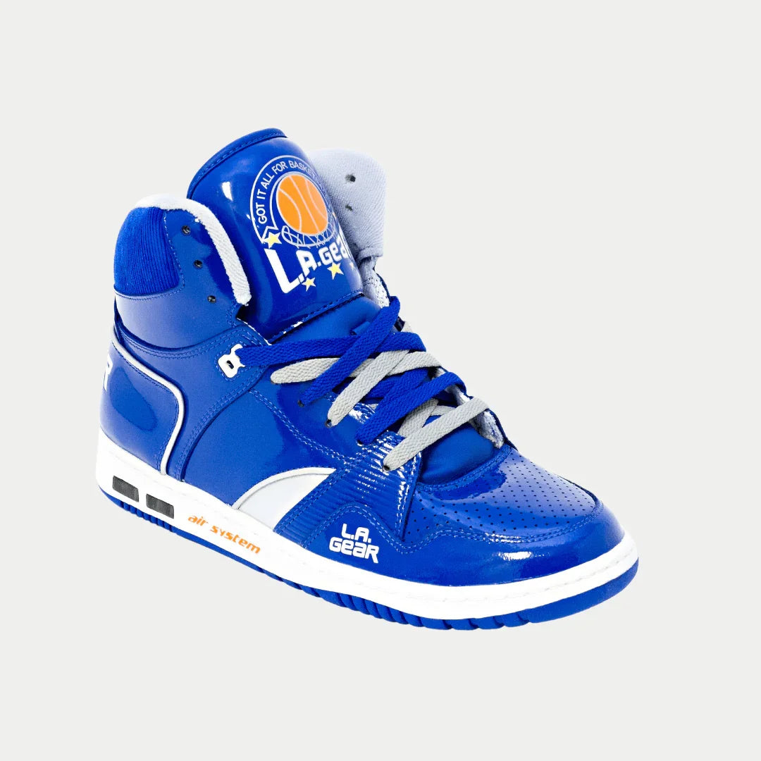 LA Gear Men’s Star Shooter Vintage Hightop | Blue - Triathlete Store