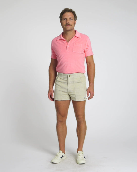 Men's Terry Polo (Watermelon)