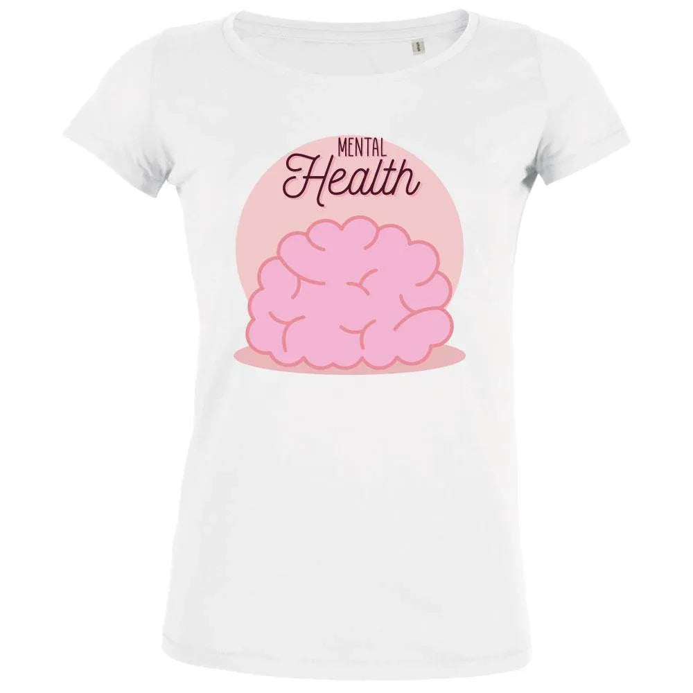 Mental Health Brain Women's Organic Tee