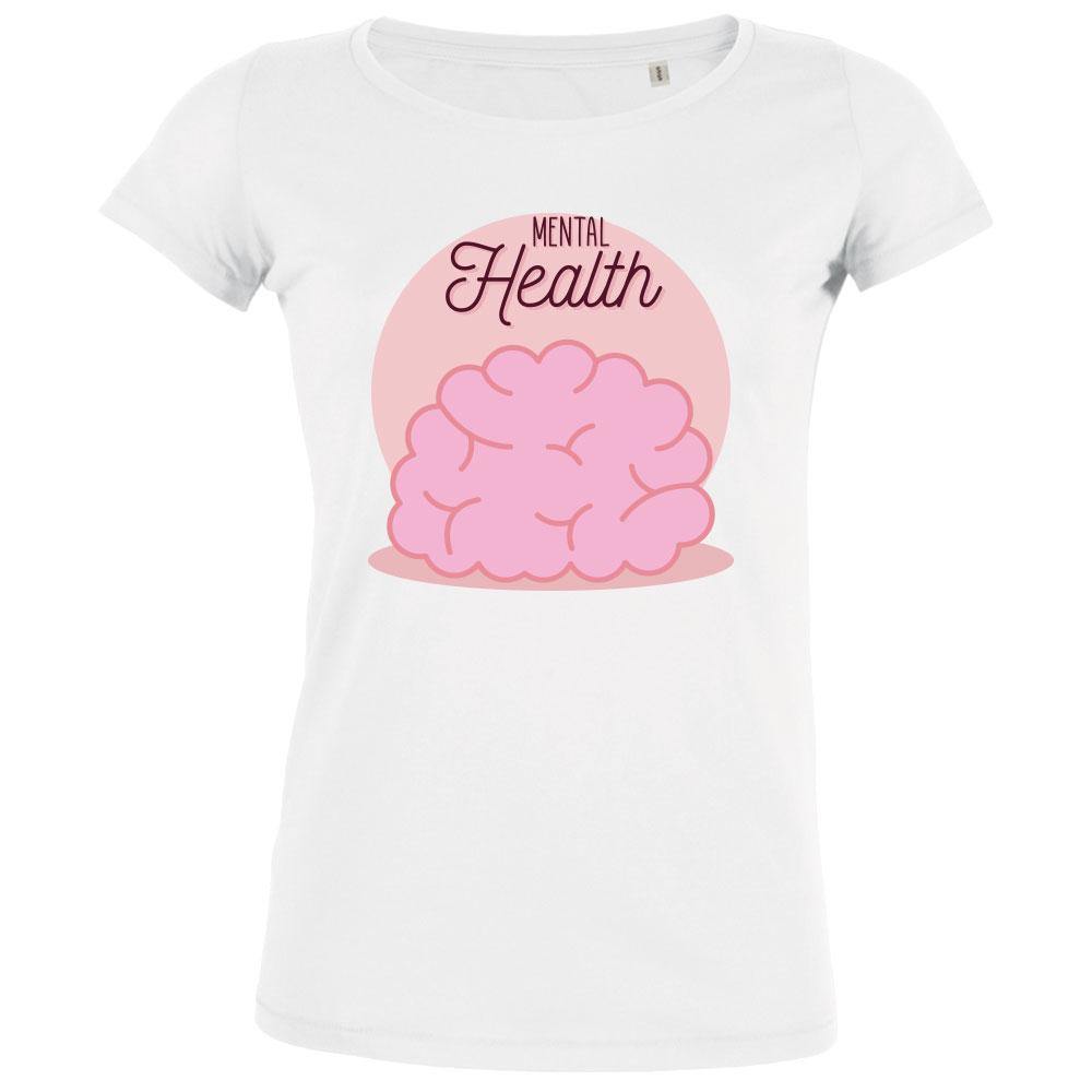 Mental Health Brain Women's Organic Tee