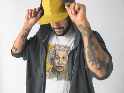 Rock On Einstein Graphic T-Shirt