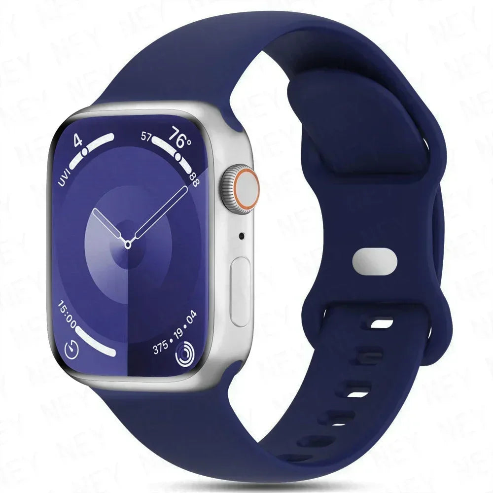 Silicone Apple Watch Band Series 11/10/9/8/7/6/5/4/ SE / Ultra 1/2/3