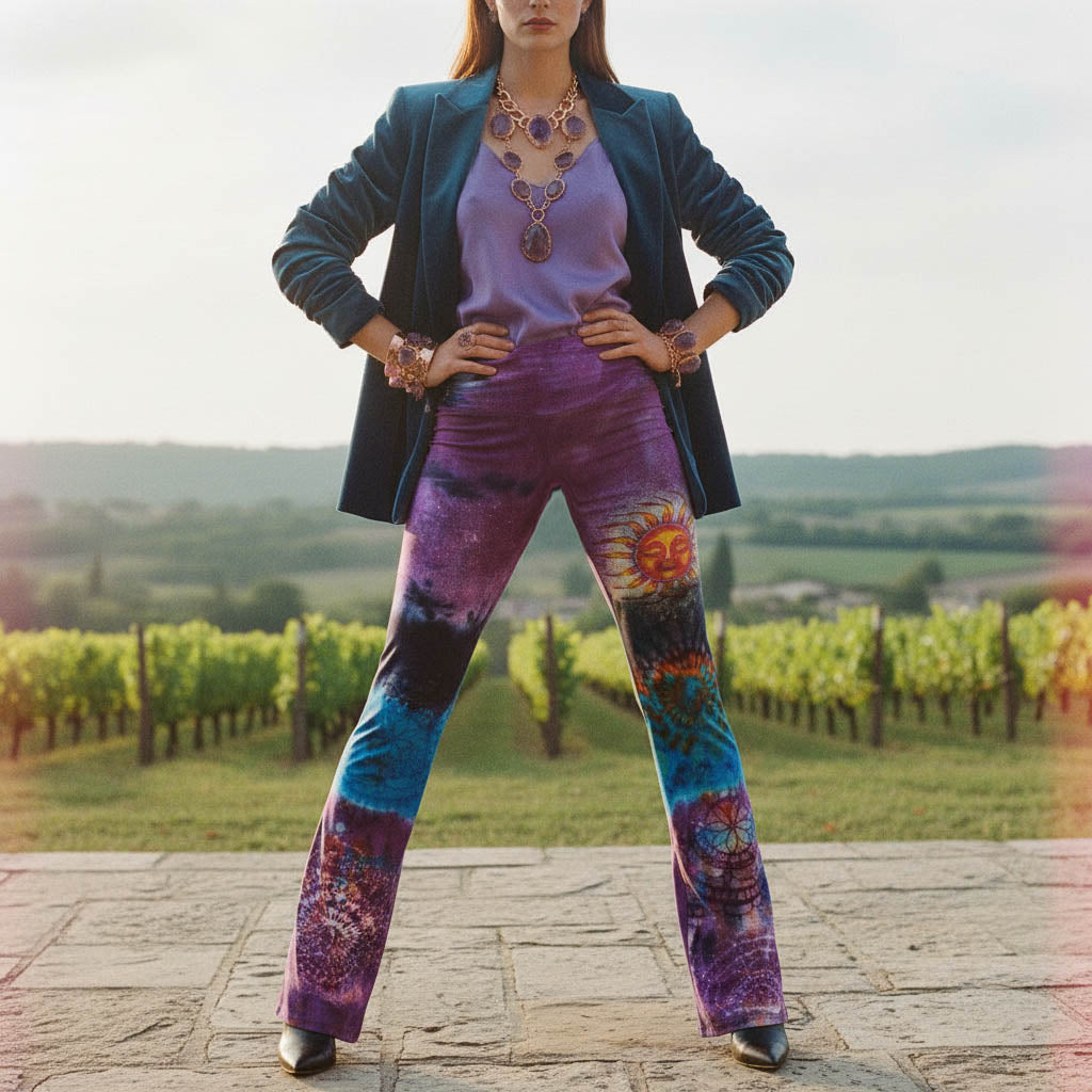 Mighty Moon High Waist Flare leggings