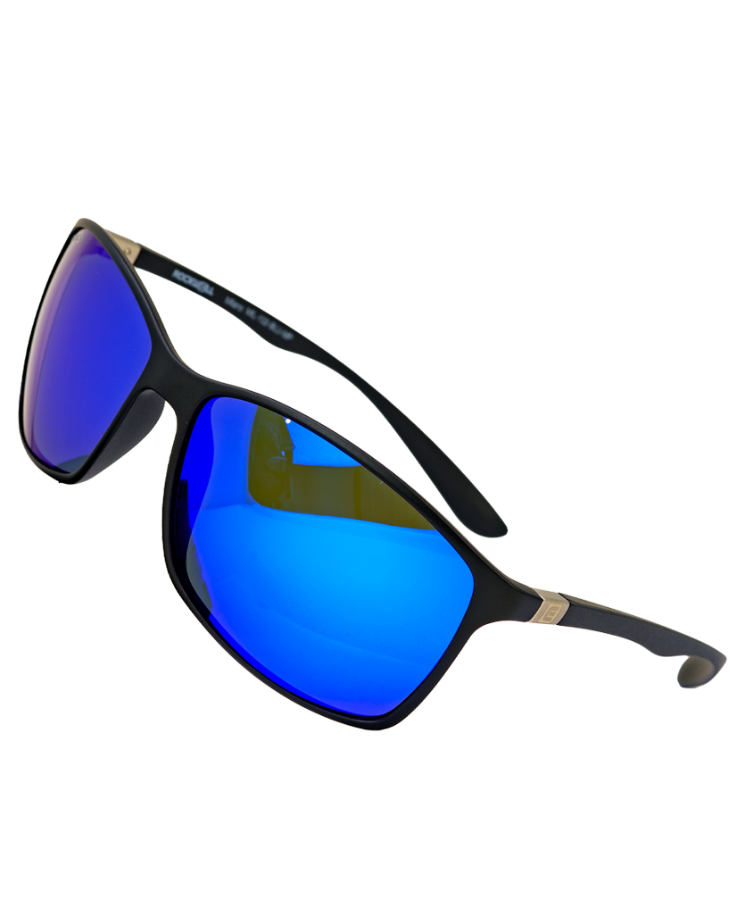 Milano (Black/Blue Mirror Polarized Lens)