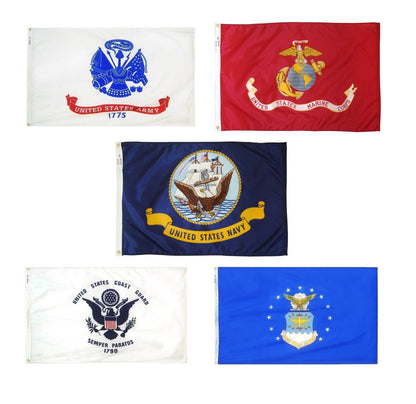 Outdoor Armed Forces Flag Set