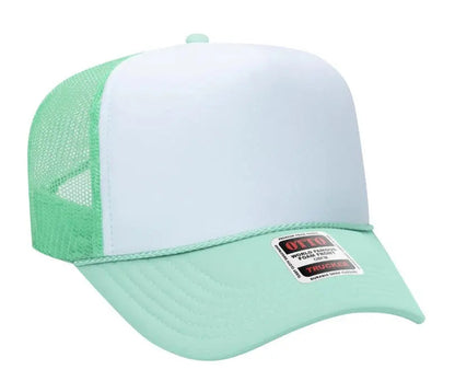 What Happens On The Pontoon Stays On The Pontoon Adult Otto Foam Trucker Hat