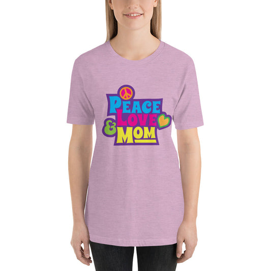 Peace, Love, & Mom Tee