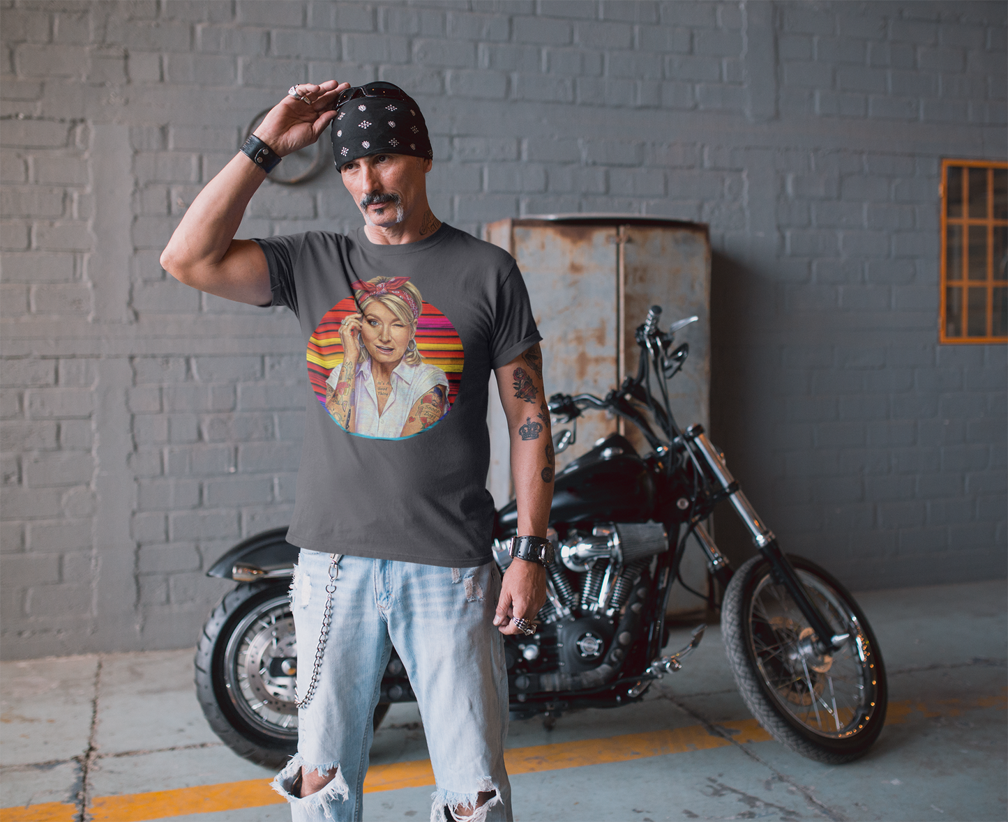 Metal Martha Stewart Graphic Tee