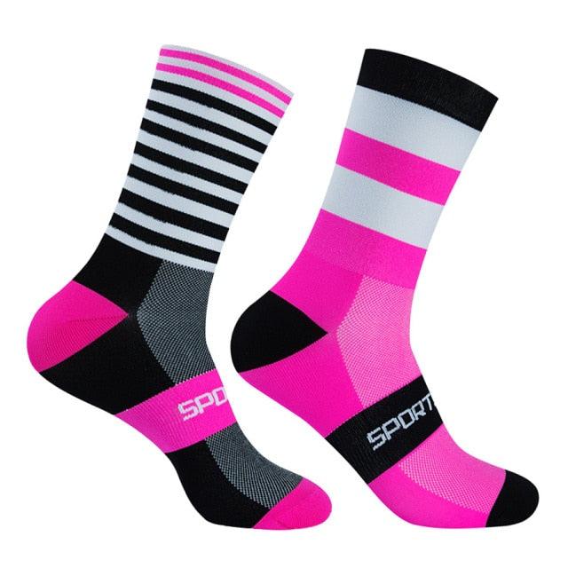 Modern Unisex Cycling Socks For Men And Women Outdoor Sports Socks Bike Footwear for Road Bike Running Basketball Sports Socks For Cycling