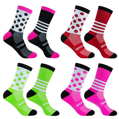 Modern Unisex Cycling Socks For Men And Women Outdoor Sports Socks Bike Footwear for Road Bike Running Basketball Sports Socks For Cycling