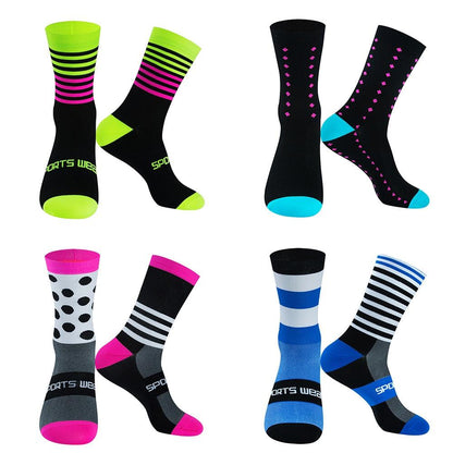 Modern Unisex Cycling Socks For Men And Women Outdoor Sports Socks Bike Footwear for Road Bike Running Basketball Sports Socks For Cycling