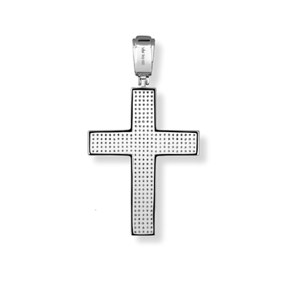 Moissanite Cross Pendant Real 925 Sterling Silver