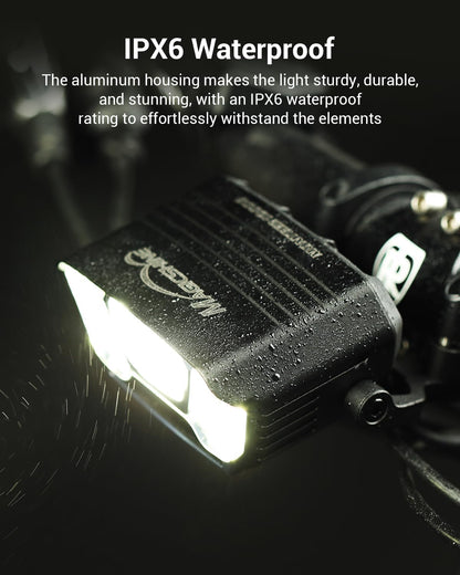 Magicshine MONTEER 12000 Mountain Bike Light,IPX6 Waterproof 12000 Lumen Max Output,20,000mAh Type-C Battery Pack with Reverse Charging Ultimate MTB Light