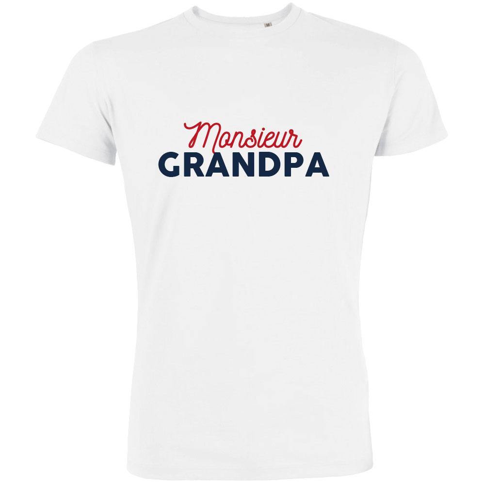 Monsieur Grandpa Men's Organic Tee