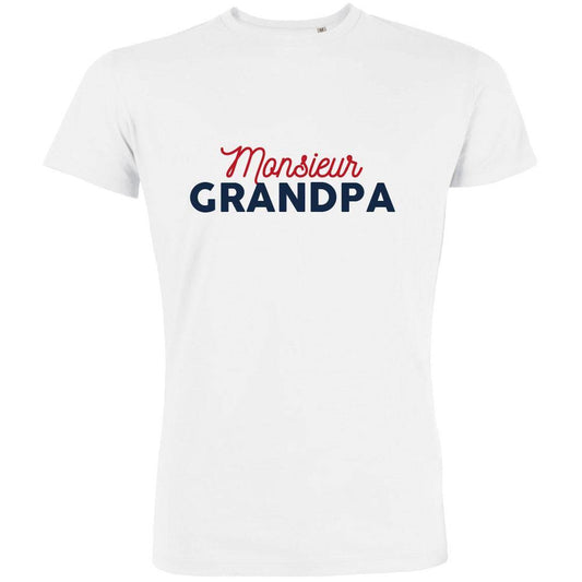 Monsieur Grandpa Men's Organic Tee