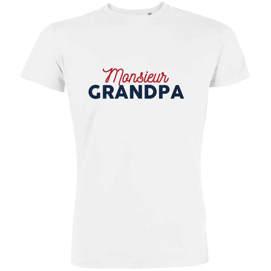 Monsieur Grandpa Men's Organic Tee