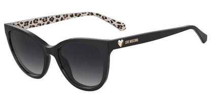 Moschino Love Grey Square Women's Sunglasses 54mm