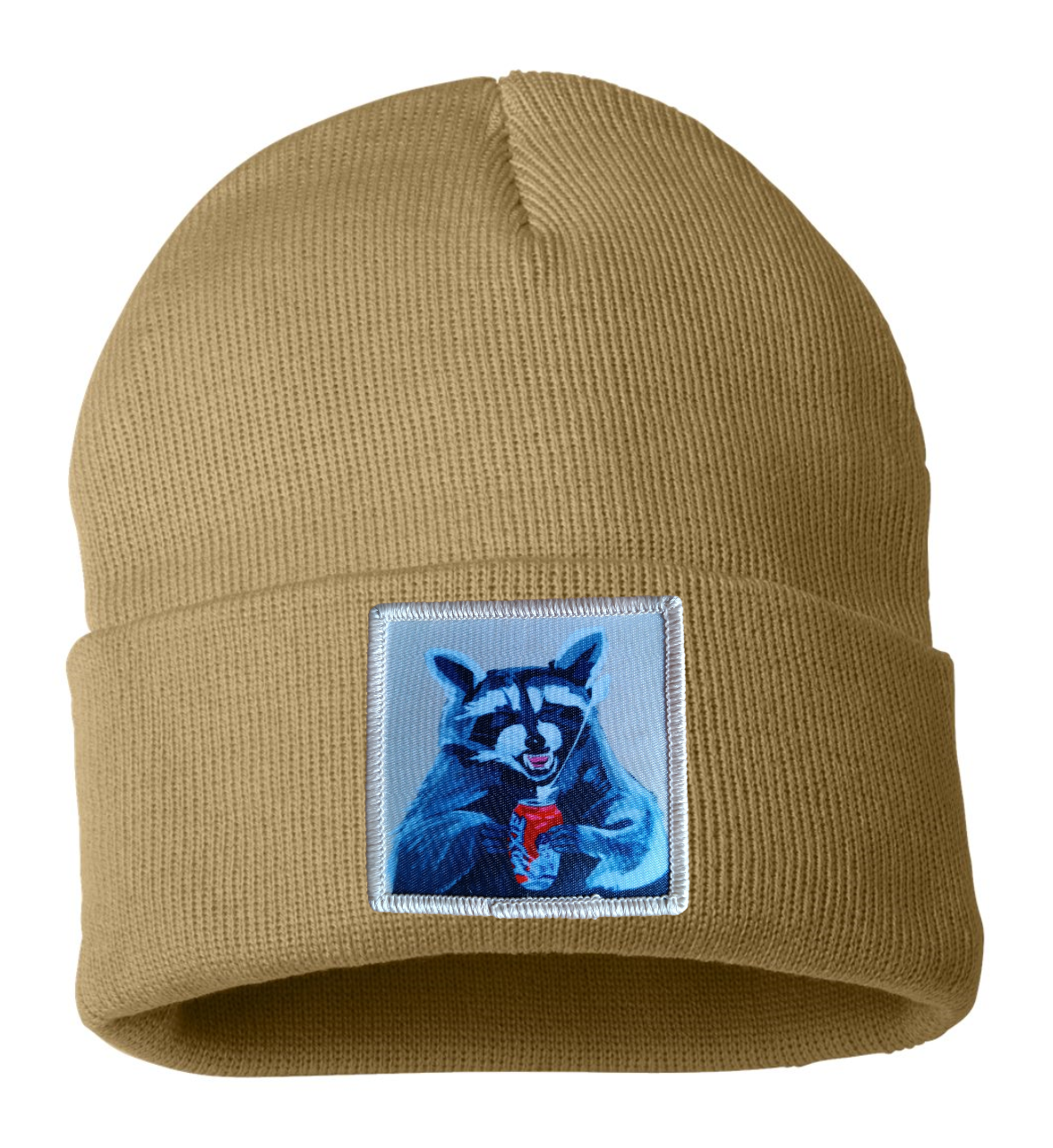 Camp Crasher Raccoon Beanie