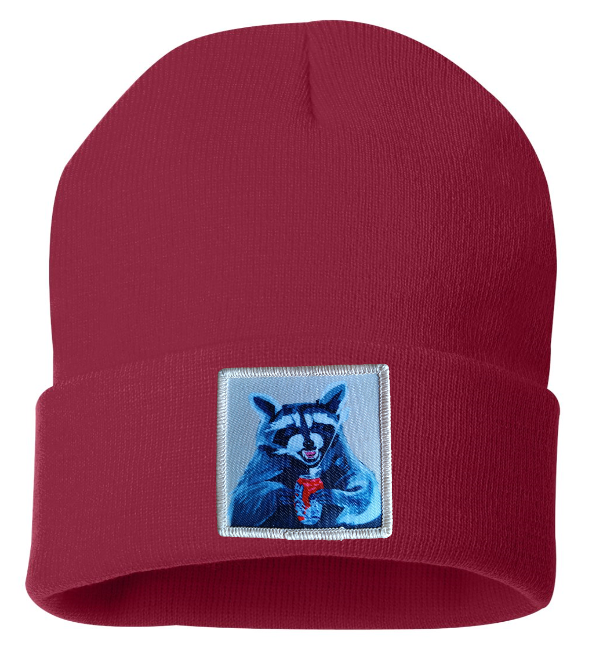 Camp Crasher Raccoon Beanie