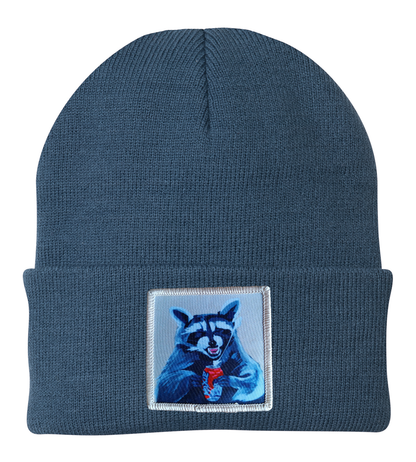 Camp Crasher Raccoon Beanie