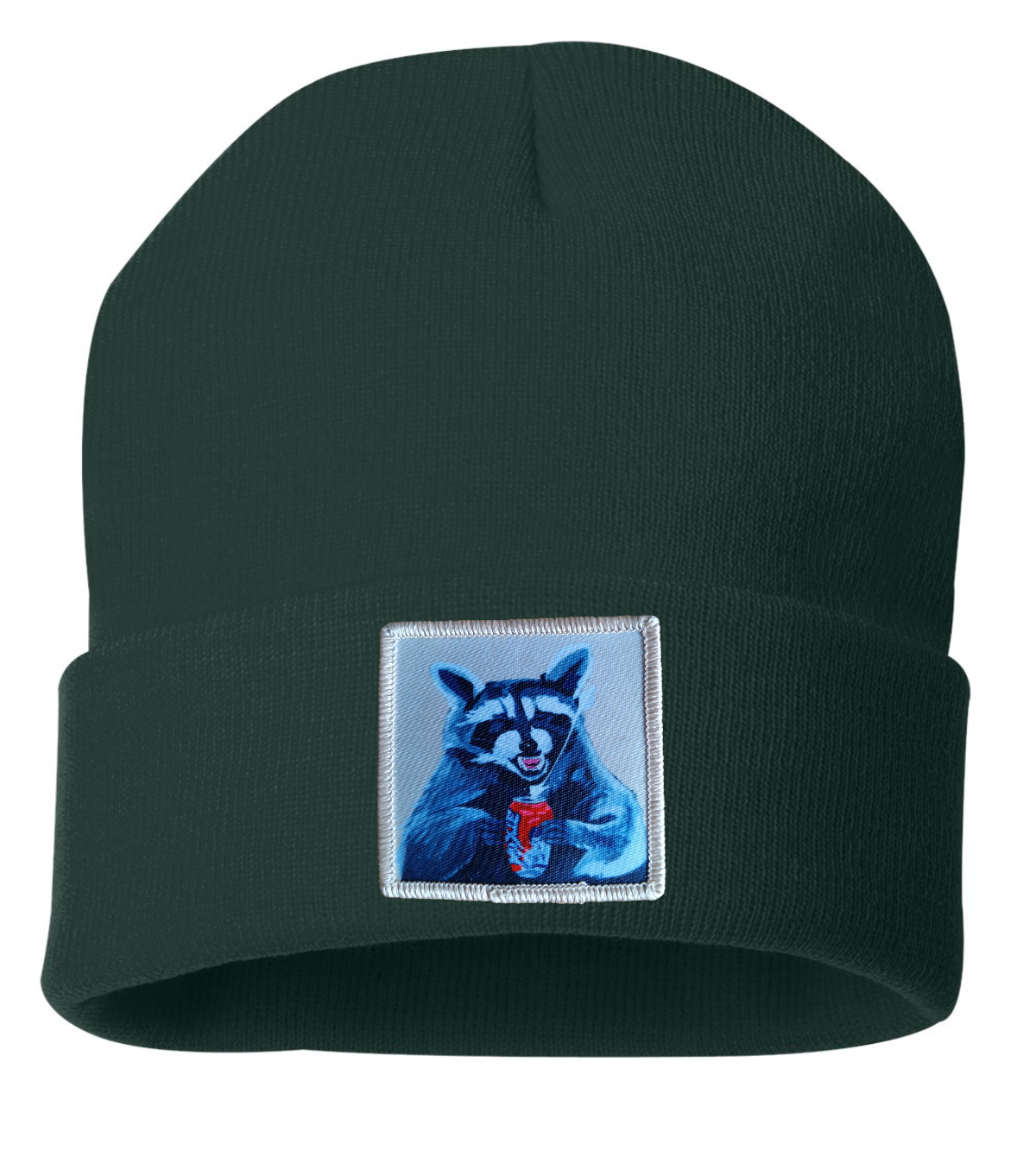 Camp Crasher Raccoon Beanie