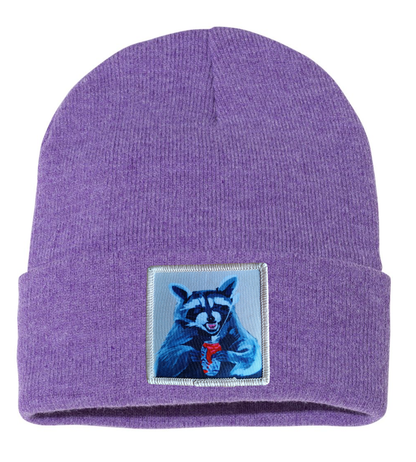 Camp Crasher Raccoon Beanie