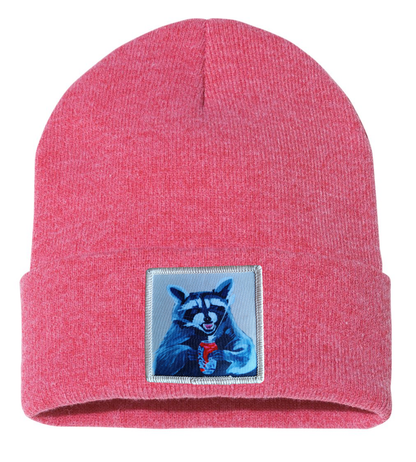 Camp Crasher Raccoon Beanie