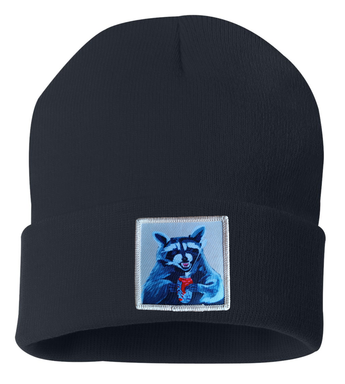 Camp Crasher Raccoon Beanie
