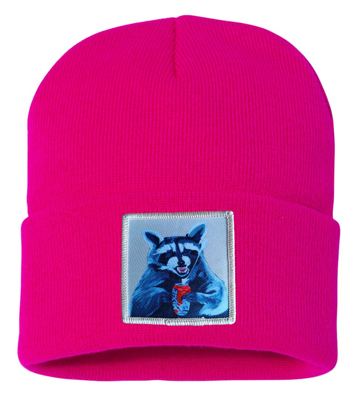 Camp Crasher Raccoon Beanie