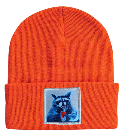 Camp Crasher Raccoon Beanie