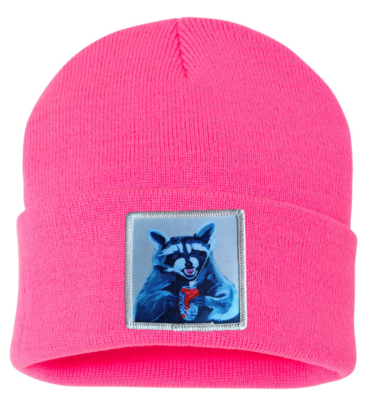 Camp Crasher Raccoon Beanie