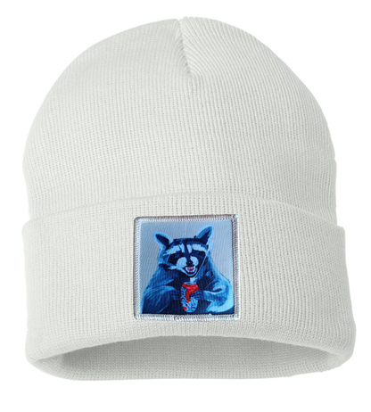 Camp Crasher Raccoon Beanie