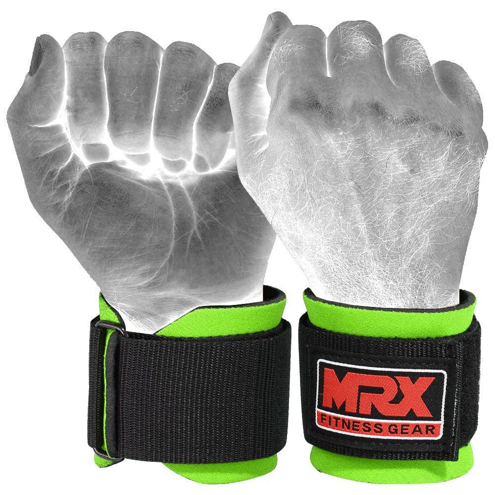MRX Weight Lifting Wrist Straps Lifting Wrap Gym Bodybuilding Workout - Triathlete Store