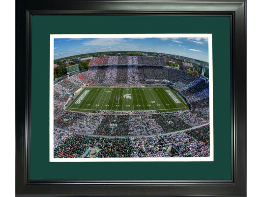 Framed Spartan Stadium Michigan State Spartans 11"x14" NCAA Football Photo Professionally Matted