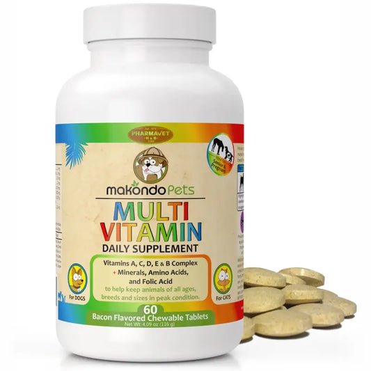 Multivitamin for Dogs & Cats. Prenatal Vitamins. 60 Tabs