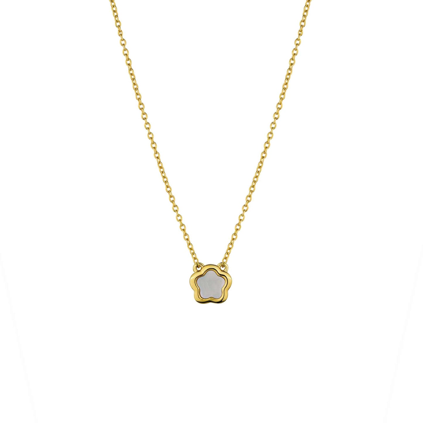 Nacre Flower Necklace