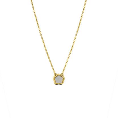 Nacre Flower Necklace
