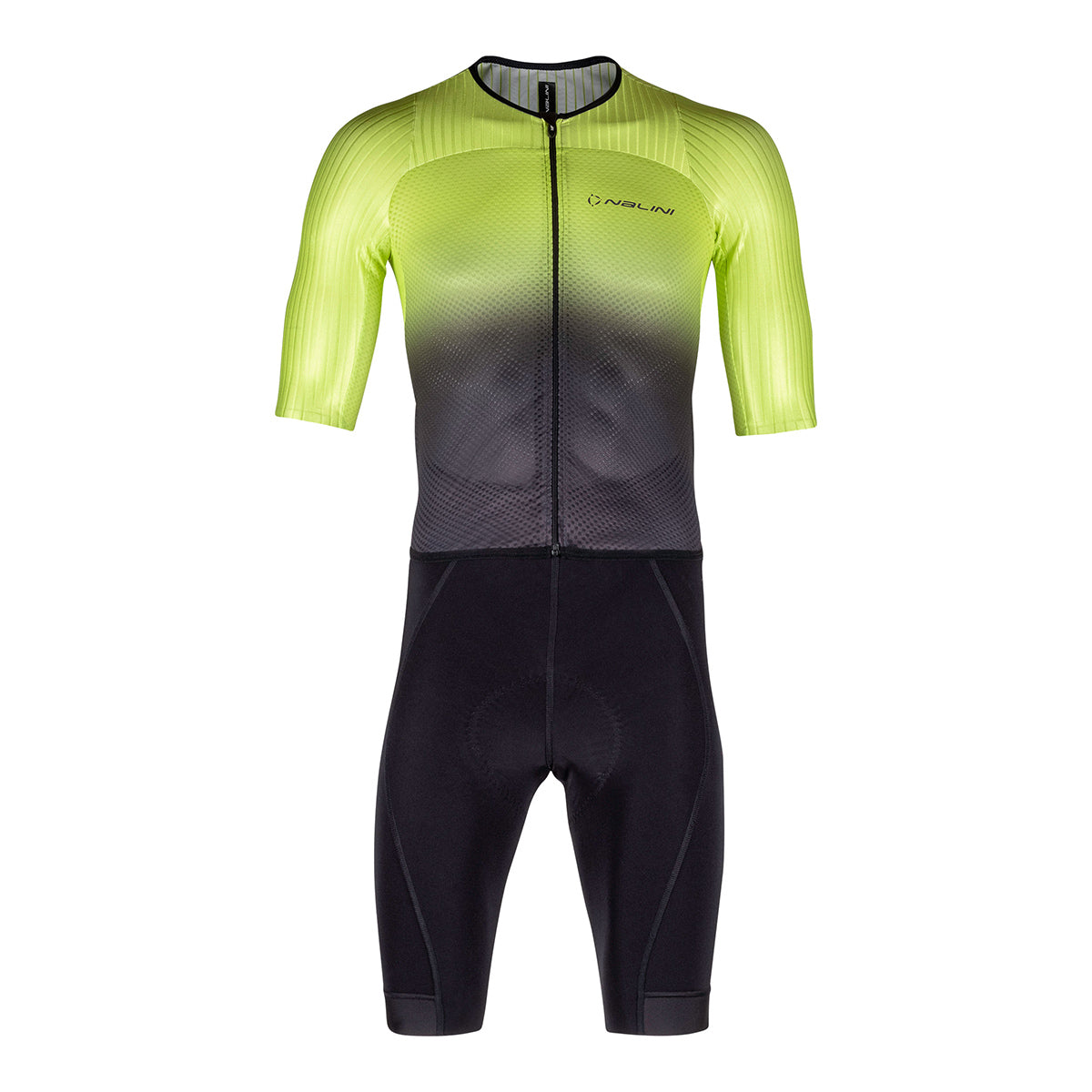 Nalini BAS ERGO Men's Cycling / Triathlon Skinsuit (Black / Yellow) L, 2XL, 3XL